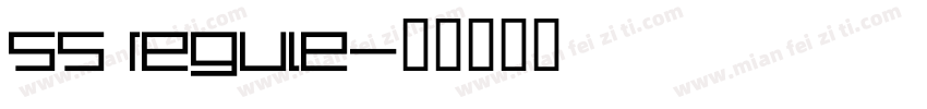 55 regule字体转换